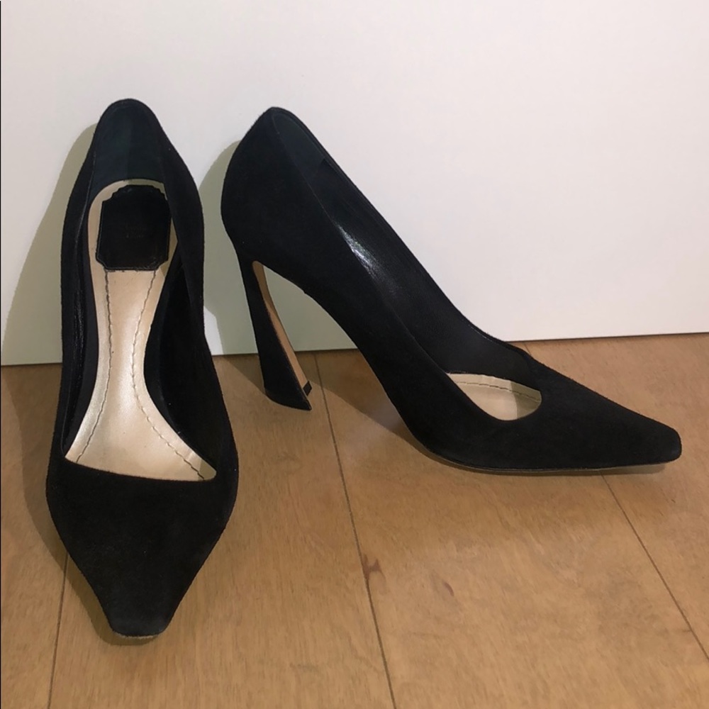 Black Suede Christian Dior Pumps